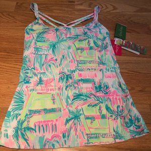 NWT XXS Lilly Pulitzer Tank Top With Built-In Bra